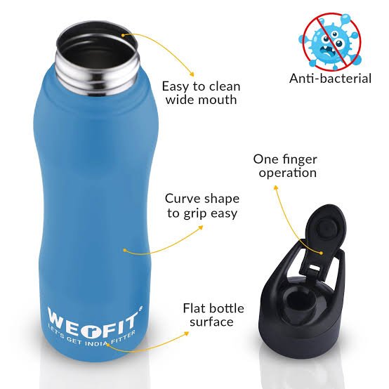 Plastic Cool Aqua Water Bottle For Gym