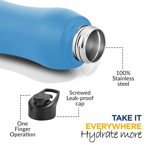 Plastic Cool Aqua Water Bottle For Gym