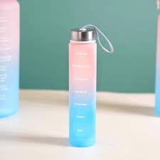 Plastic Cool Aqua Water Bottle For Gym